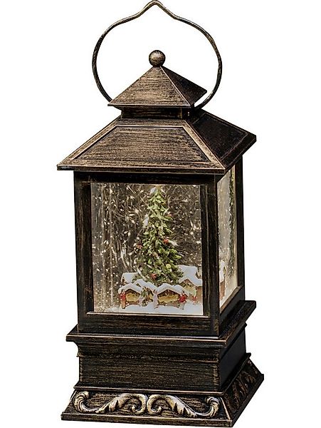 KONSTSMIDE LED-Christbaumkerzen Konstsmide Schneelaterne Weihnachtsmarkt Hö günstig online kaufen