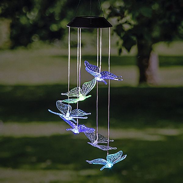 Mojawo LED Stern LED Solar Windspiel günstig online kaufen