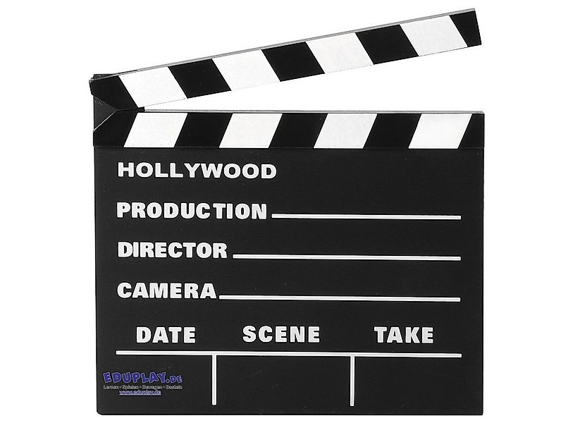 EDUPLAY Lernspielzeug Filmklappe, 20 x 17,8 cm günstig online kaufen