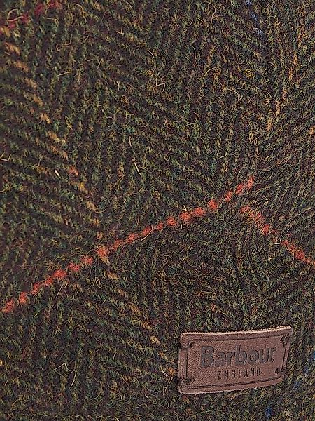Barbour Wilkin Flat Cap Herringbone Grün - Größe XL günstig online kaufen