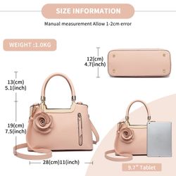 Miss Lulu Handtasche Damen Blumen-Design Henkeltasche günstig online kaufen