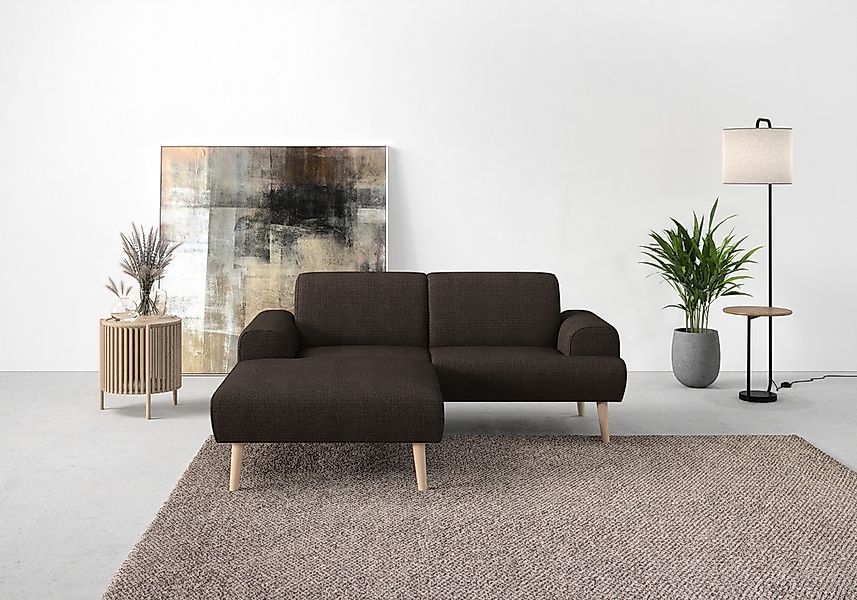 Home affaire Ecksofa "Swift Scandic Design, komfortabler Federkern, Breite günstig online kaufen
