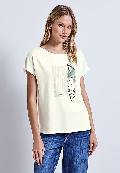 STREET ONE T-Shirt, mit Rundhalsausschnitt günstig online kaufen