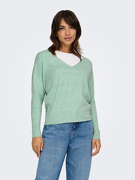 ONLY Strickpullover Feinstrick ONLRICA LIFE Longsleeve V-Ausschnitt ONLRICA günstig online kaufen