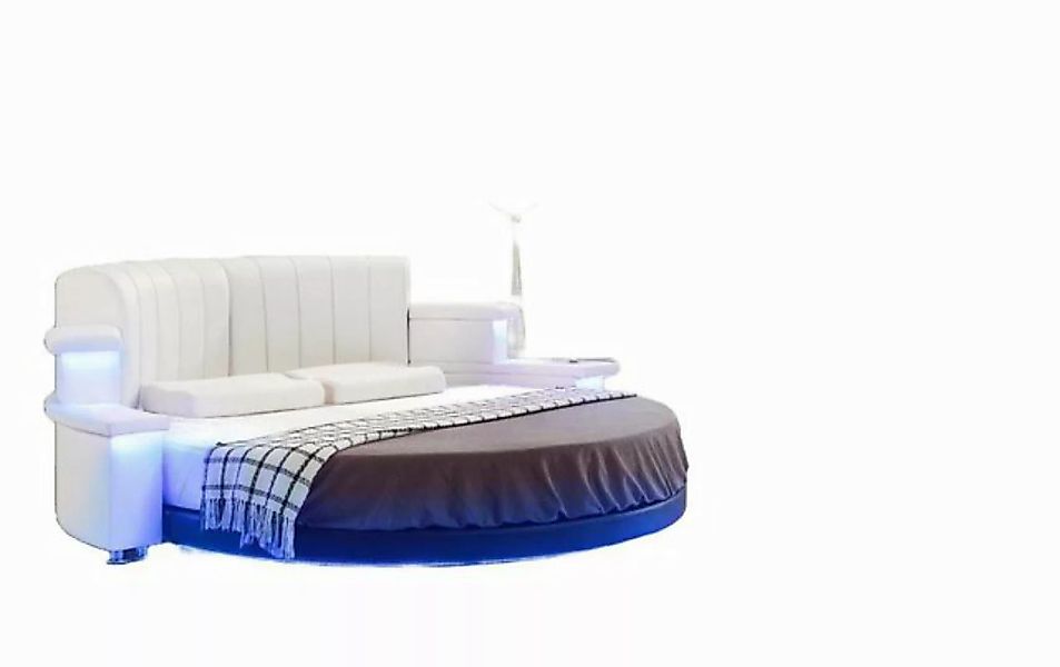 JVmoebel Bett Rundes Bett Möbel Modern Luxus Betten Bettgestell 200x200, Ma günstig online kaufen