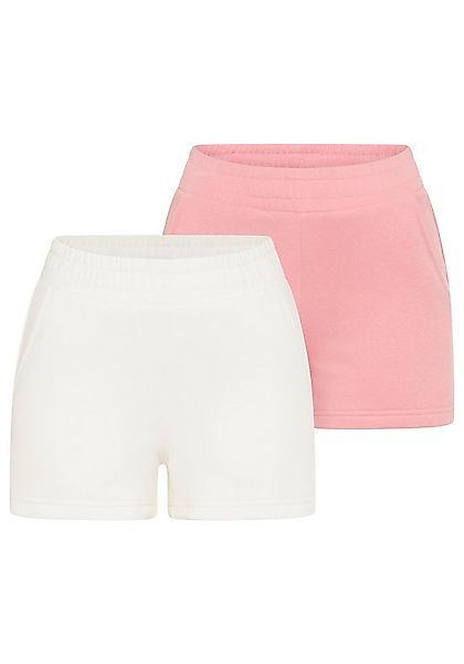 Flashlights Sweatshorts (2er-Pack) aus angerauter Sweatware, aus Baumwolle günstig online kaufen