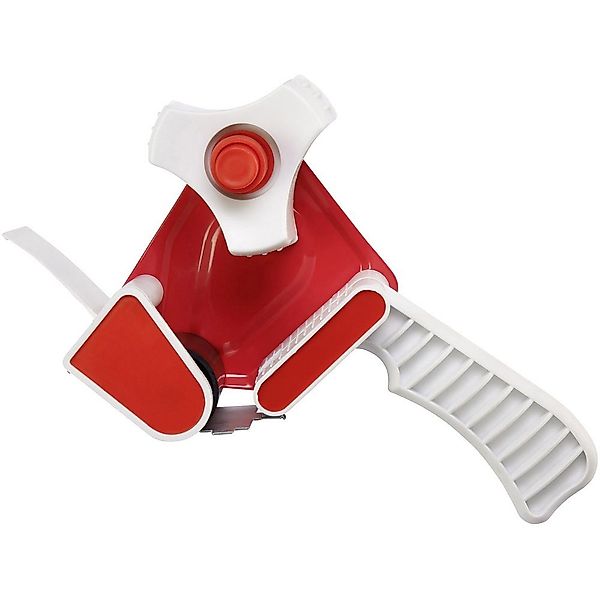 TOOLCRAFT Klebeband TOOLCRAFT Packband-Abroller Rot, Weiß günstig online kaufen