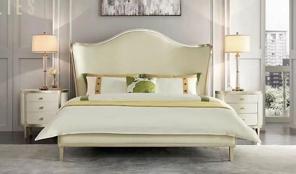 JVmoebel Bett, Doppelbetten Bett Weiß Bett Modern Bettgestell Betten Design günstig online kaufen