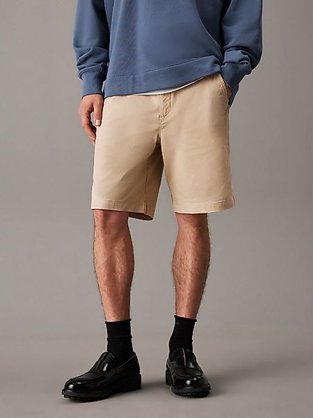 Calvin Klein Jeans Chinoshorts "COTTON CHINO SHORT 9 IN", in Unifarbe günstig online kaufen