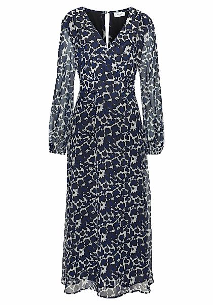 LASCANA Maxikleid mit Bindeband, elegantes Maxikleid aus Chiffon günstig online kaufen