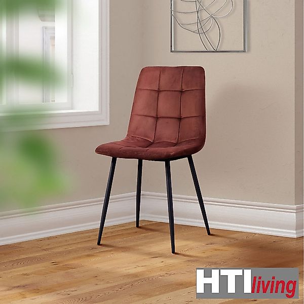 HTI-Living Esszimmerstuhl Esszimmerstuhl 6er Set Braun günstig online kaufen