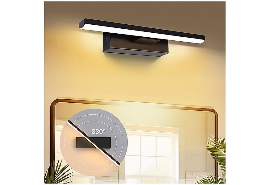 Jibenhome LED Wandleuchte Innen/Außen Aluminium-Wandleuchte 3 Farben Dimmba günstig online kaufen