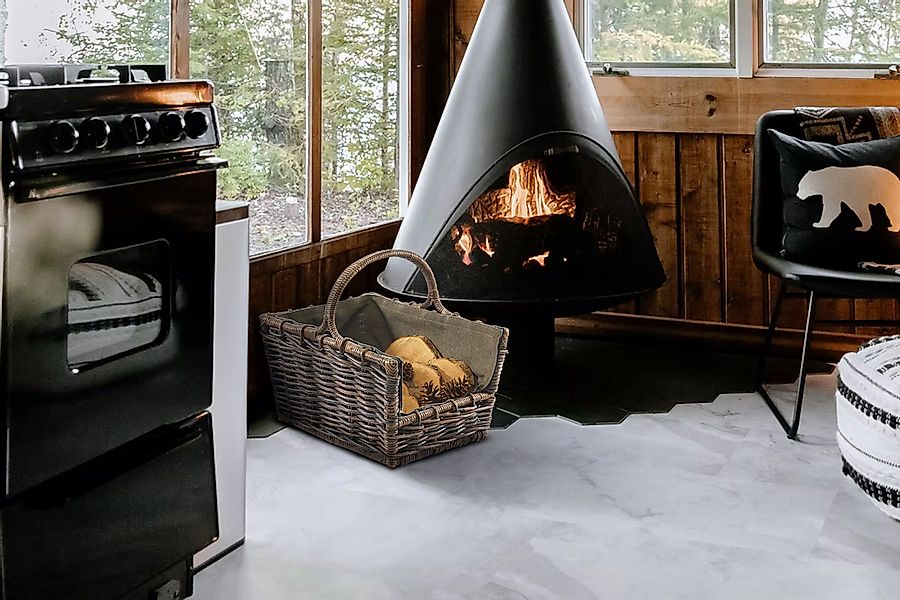 Kobolo Kaminholzkorb Holztrage Krabu Rattan - günstig online kaufen