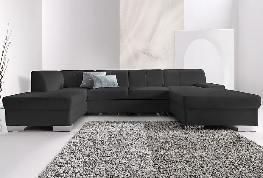DOMO collection Wohnlandschaft "Star, zeitlose Formensprache, elegante Opti günstig online kaufen
