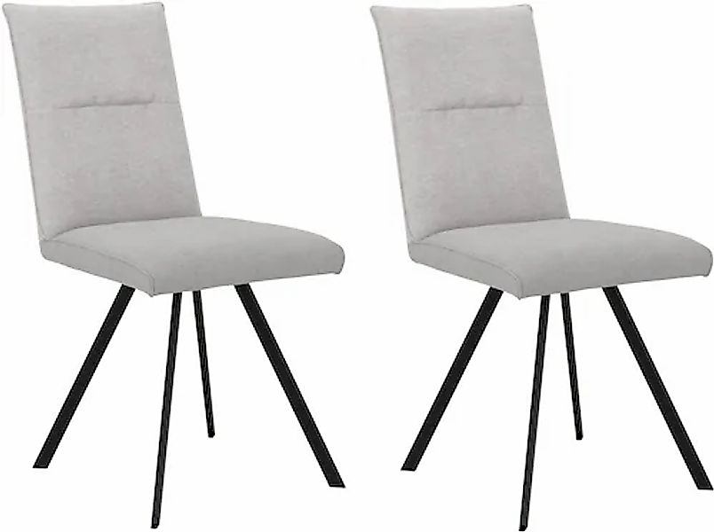 Home affaire 4-Fußstuhl »Sava« (Set) 2 Stk.Metallgestell günstig online kaufen