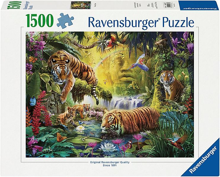 Ravensburger Puzzle Idylle am Wasserloch, 1500 günstig online kaufen