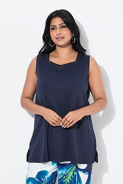 Ulla Popken Longtop Top A-Linie Herzausschnitt günstig online kaufen