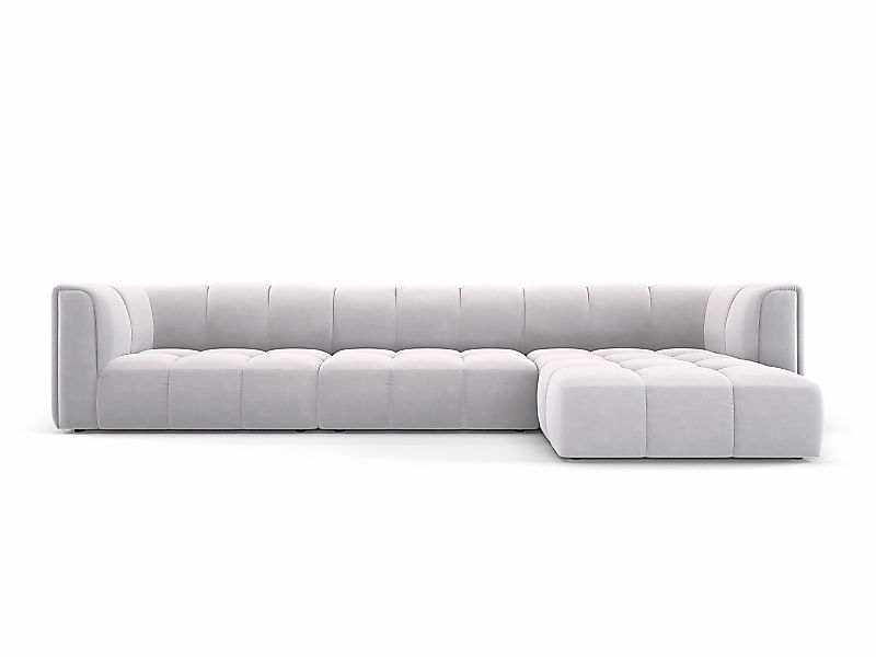 Milo Casa | Ecksofa Francesca Samt rechts 5-Sitzer günstig online kaufen