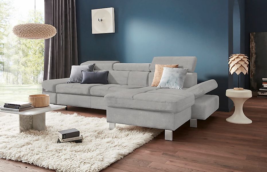 exxpo - sofa fashion Ecksofa "Fiji, hochwertige Detailverarbeitung im Sitz günstig online kaufen
