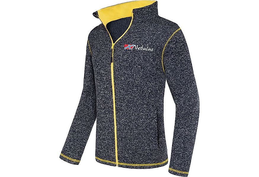Nebulus Fleecejacke TANNA, P5188 - Herren, navy-gelb, 3XL günstig online kaufen
