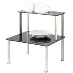 bremermann Küchenregal Glas-Regal, Küchenregal 2 Ebenen, günstig online kaufen