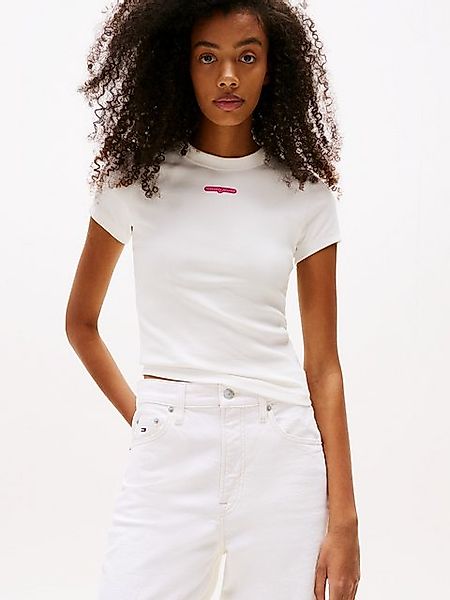 Tommy Jeans Kurzarmshirt TJW SLIM SCRIPT LABEL SS TEE EXT günstig online kaufen