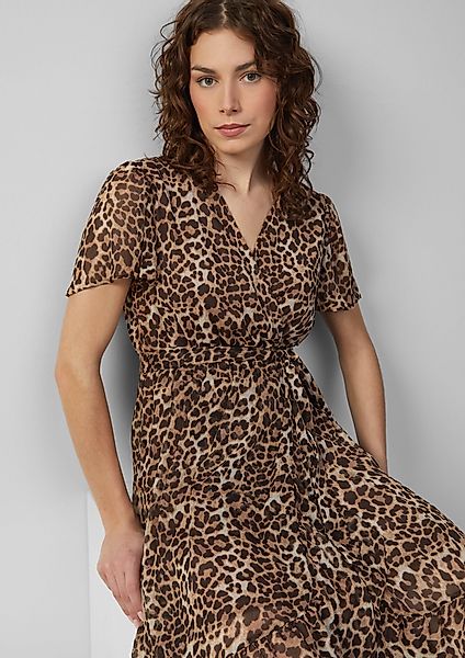 QS Minikleid Chiffonkleid in Wickeloptik mit günstig online kaufen