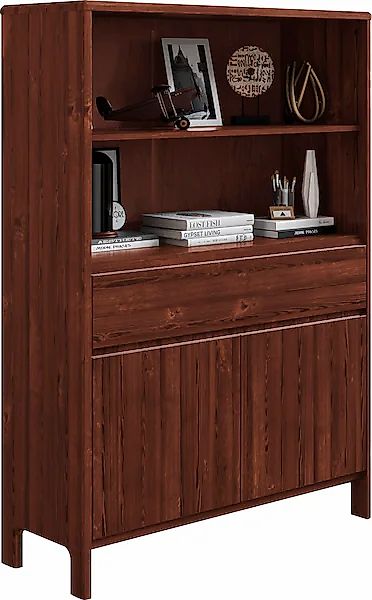 Home affaire Regal »Luven«, zertifiziertes Massivholz, Breite 98 cm günstig online kaufen