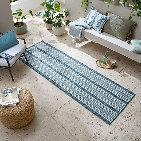 FLAIR RUGS Teppich "Roma Stripe" rechteckig 4 mm Höhe Roma Stripe Indoor Ou günstig online kaufen