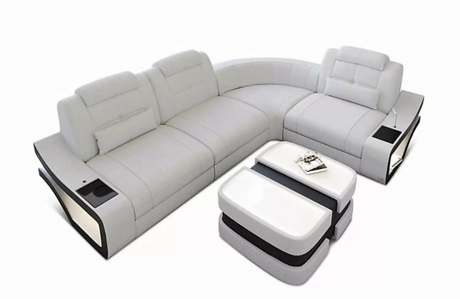 Sofa Dreams Ecksofa Polster Stoff Sofa Elena L Form H Stoffsofa Struktursto günstig online kaufen