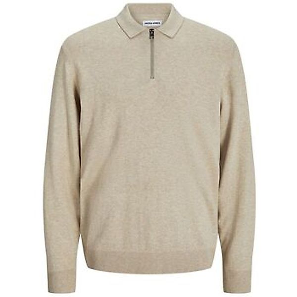 Jack & Jones  Pullover 12268210 EMIL KNIT POLO-OATMEAL günstig online kaufen