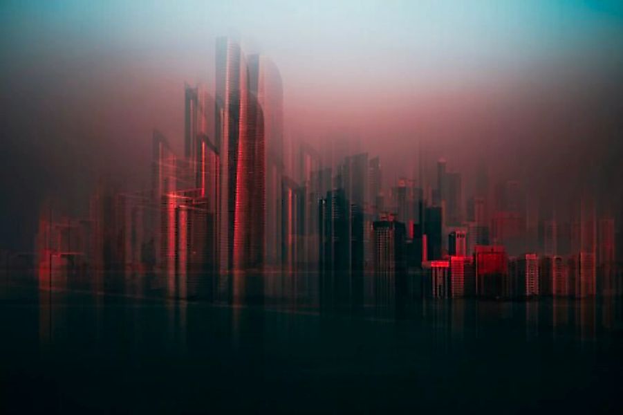 Papermoon Fototapete »Photo-Art CARMINE CHIRIACO, ABU DHABI SKYLINE« günstig online kaufen