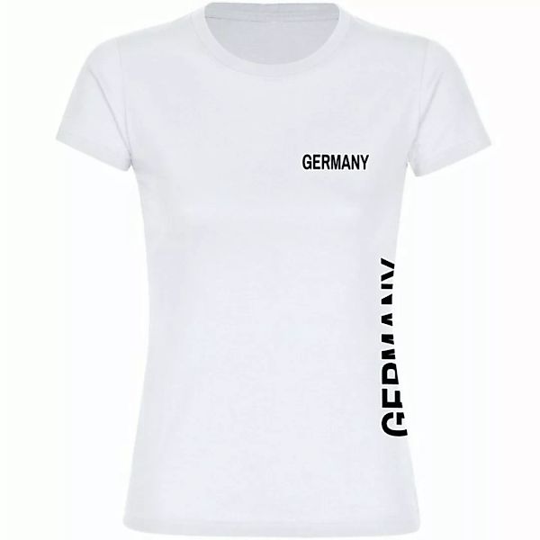 multifanshop T-Shirt Damen Germany - Brust & Seite - Frauen günstig online kaufen