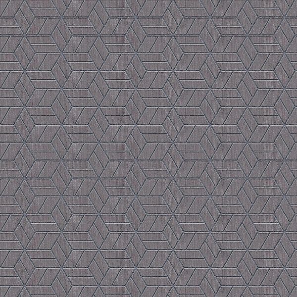 PROFHOME 369202-GU Grafik Tapete Geometrisch glänzend Grau Silber 0,53 m x günstig online kaufen