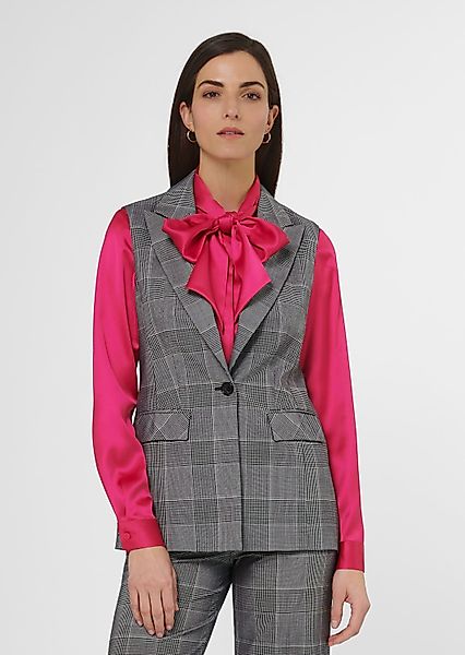 MADELEINE Kurzweste Klassisch-elegante Glencheck-Weste günstig online kaufen