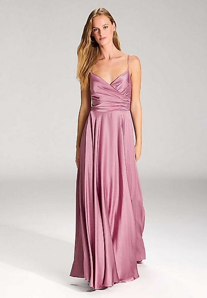 Hey Kyla Abendkleid - Satinkleid mit Schnürung am Rücken Taillierter Schnit günstig online kaufen