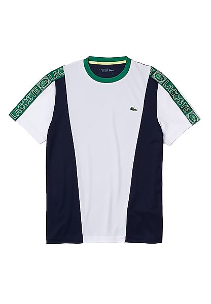 Lacoste Herren T-Shirt TEE TH0855 White Navy Blue Weiß günstig online kaufen