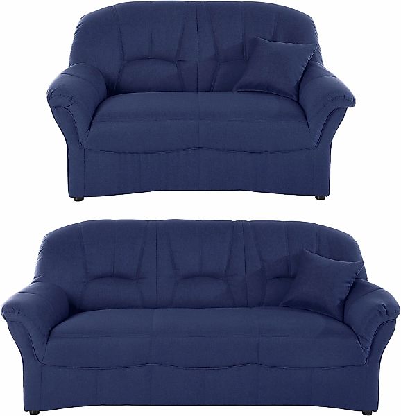 DOMO collection Polstergarnitur "Bahia zeitlos & elegantes Sofa, bequem" Se günstig online kaufen