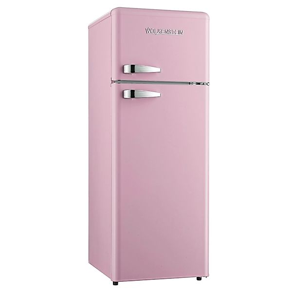 Wolkenstein Retro-Kühl-Gefrierkombination GK212.4RT Pink günstig online kaufen