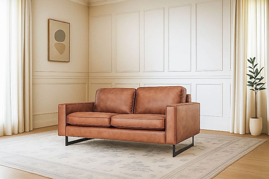 Home affaire 2-Sitzer "Pinto, 166 cm, Cord, Chenille, Lederoptik" mit Keder günstig online kaufen