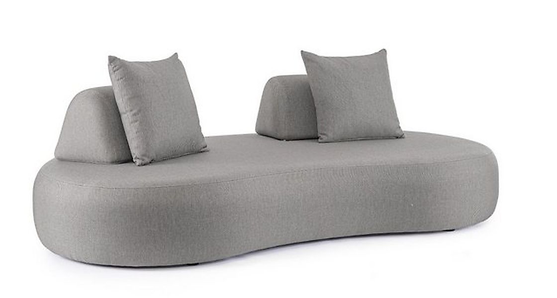 Bizzotto Gartensofa Cooper aus Olefin-Stoff, Grau, frei positionierbare Rüc günstig online kaufen