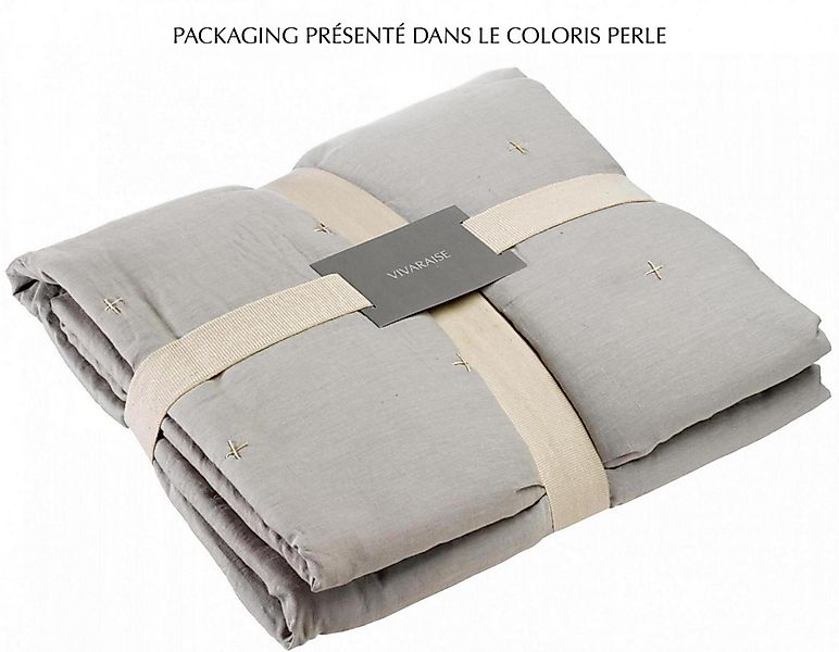 Wohndecke hochwertiger Überwurf/Plaid aus 55% Baumwolle günstig online kaufen