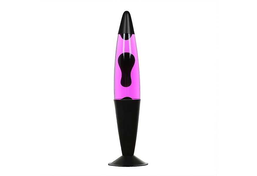 Licht-Erlebnisse Lavalampe JENNY, Warmweiß, Retro Lampe Lila Pink Kabelscha günstig online kaufen