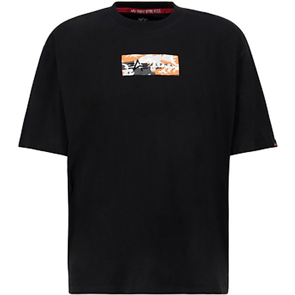 Alpha Industries  T-Shirt Camo Panel T-Shirt - black günstig online kaufen