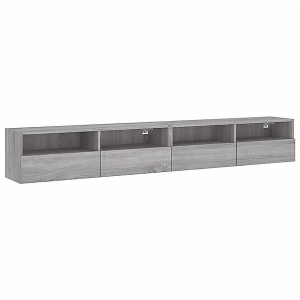 vidaXL TV-Schrank TV-Wandschränke 2 Stk. Grau Sonoma 100x30x30 cm Holzwerks günstig online kaufen