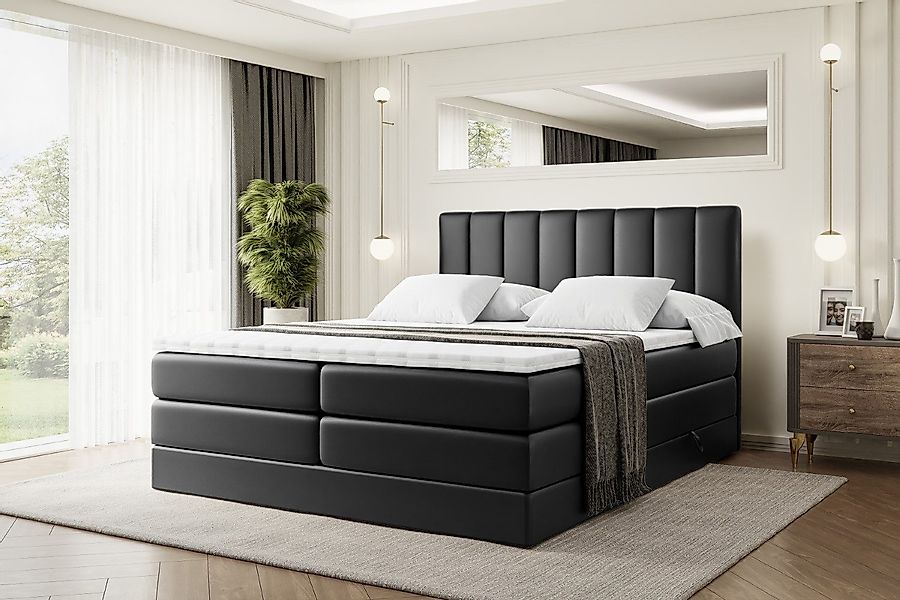 ALTDECOR Boxspringbett OTTA KING (Multipocket-Matratze H4, günstig online kaufen