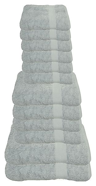 Julie Julsen Handtücher 12-Handtücher-Silber, Baumwolle (12-St) günstig online kaufen