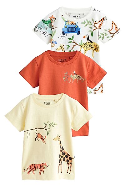 Next T-Shirt Kurzarm-T-Shirts aus 100 % Baumwolle, günstig online kaufen