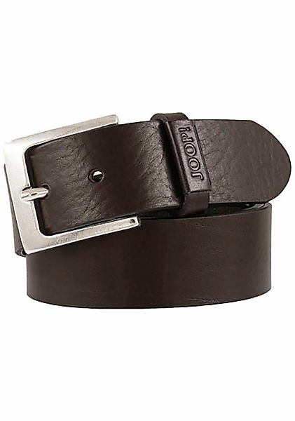 Joop Jeans Ledergürtel mit eckiger Dornschließe, im Vintage Look günstig online kaufen