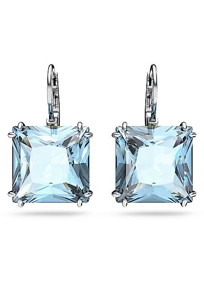 Swarovski Paar Ohrhänger Millenia, Quadrat-Schliff, Kissenschliff, günstig online kaufen